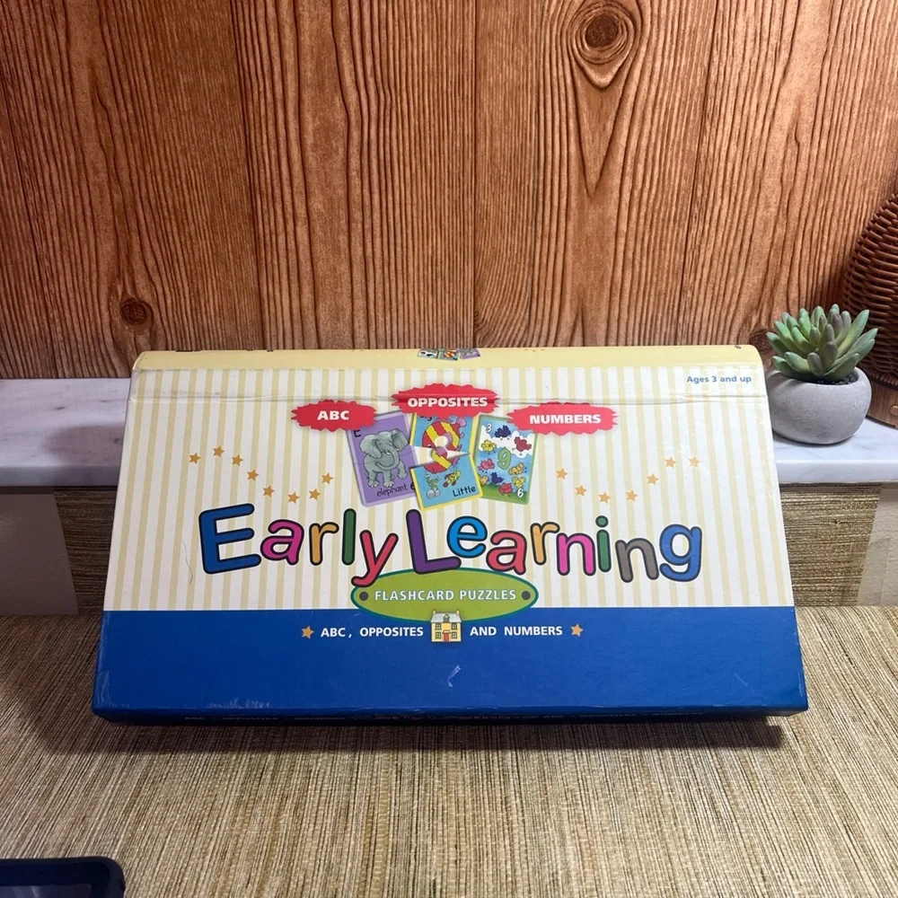 Early Learning Flashcard Puzzles - ABC, Numbers, Opposites